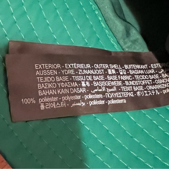 Zara Water Repellent Bucket Hat Size Medium Green - Picture 8 of 10